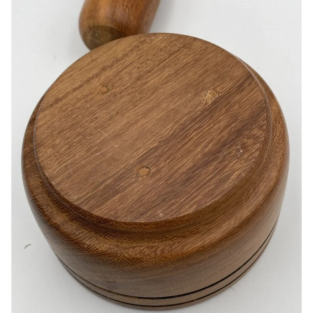 Wood Mortar and Pestle 4